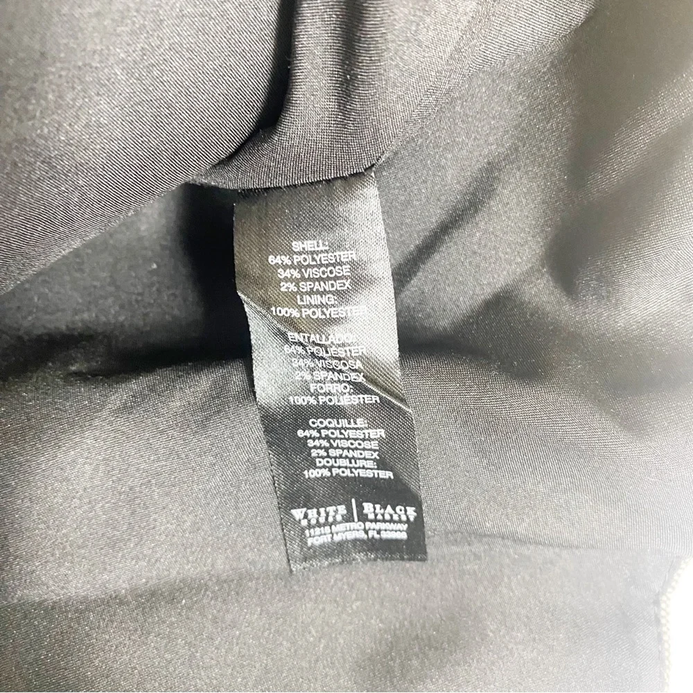 White House Black Market Gray Tailored Blazer Career Work Cute Sleek Casual Sz2